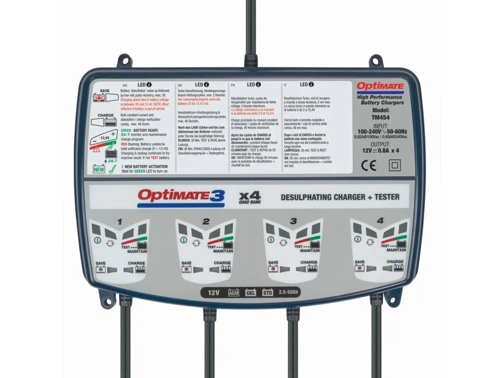 Alleen Vandaag Nabíječka na gelové baterie OPTIMATE 3 x 4 Quad Bank