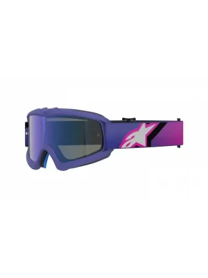 Populair Brýle VISION YOUTH CORP, ALPINESTARS, dětské (fialová/růžová fluo, zrcadlové modré plexi) 2026