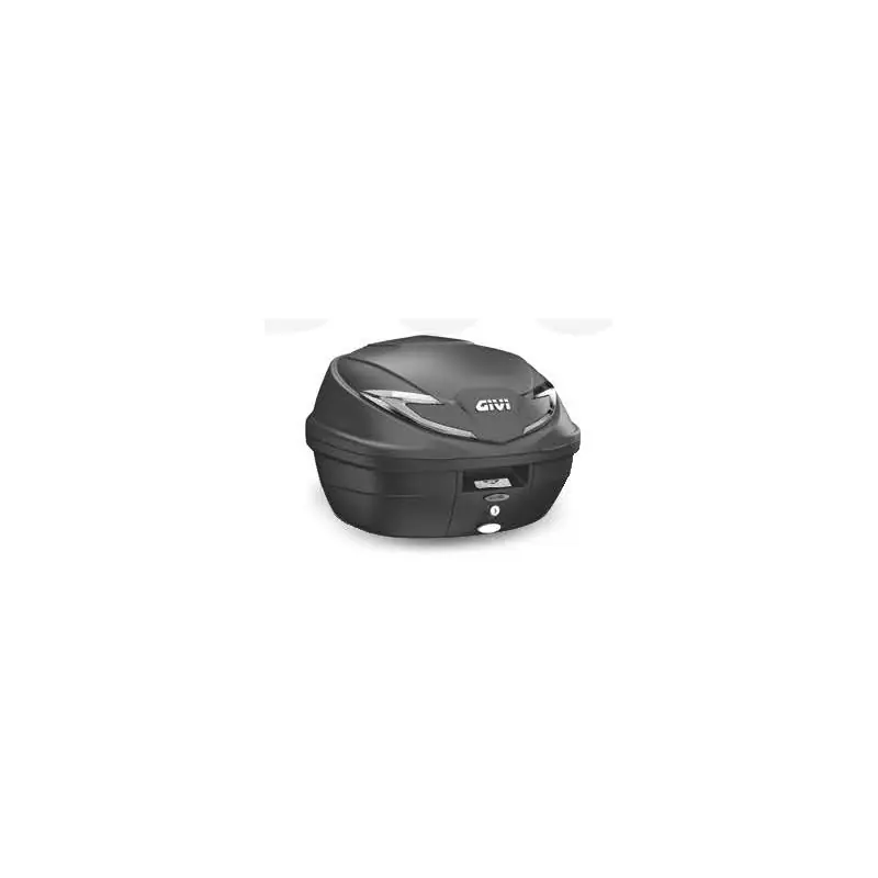 B 360NT kufr GIVI černý (Monolock s vlastní plotnou) s čirými odrazkami, objem 36 ltr. Lage Kosten
