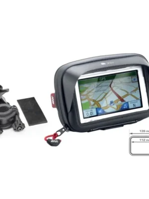 Uitverkoop S 953B textilní taštička GIVI na uchycení telefonu nebo navigace do 4,3", s připevněním k řídítků