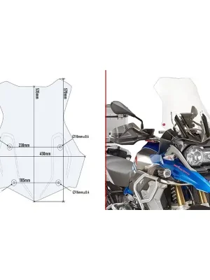 GIVI 5124DT plexi BMW R 1250 GS 2019 - Koop Vandaag