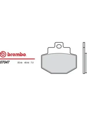Merkproduct Brzdové destičky na moto Brembo 07047 CC