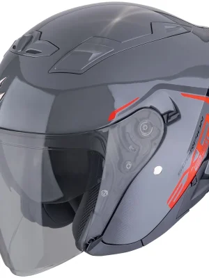Betrouwbaar Otevřená moto přilba Scorpion EXO-230 Cit-e šedá/červená XS (54)