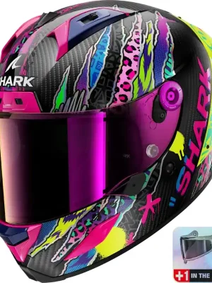 Finale Uitverkoop Závodní moto přilba Shark AERON Fawn DVY S(55/56)