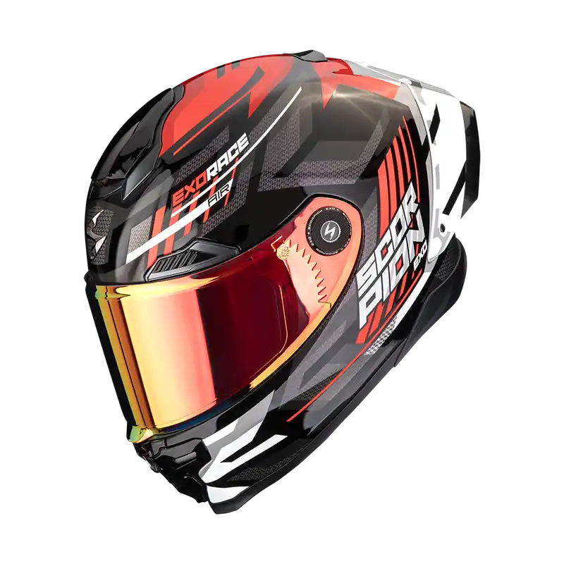 Lage Kosten přilba SCORPION EXO-RACE AIR KOBRA FIM2 černo/červená XS (53/54)