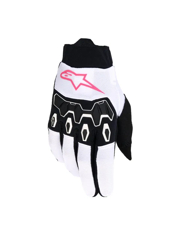 Koop Vandaag Dámské rukavice ALPINESTARS STELLA FULL BORE V2 - bílá/růžová fluo/černá S