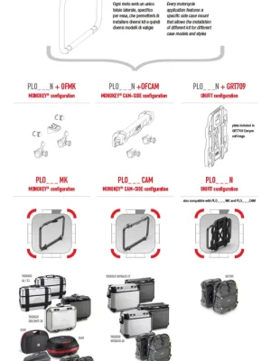 GIVI MONTÁŽNÍ KIT PRO NOSIČE PLO___N PRO BOČNÍ KUFRY MONOKEY OFMK Dagaanbieding
