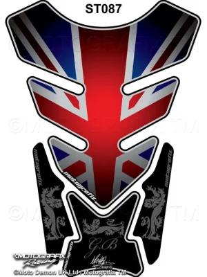 Gereduceerde Prijs MOTOGRAFIX NÁLEPKA UNION JACK