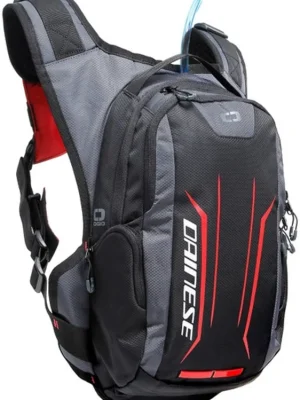 DAINESE RUKSAK ALLIGATOR BLACK/RED Hoge Kwaliteit
