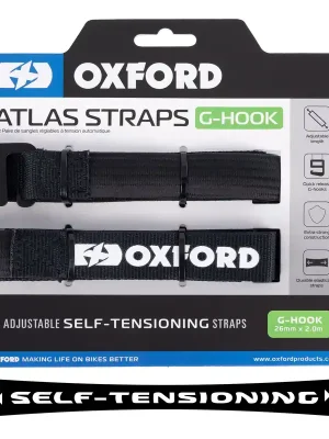 Beste Prijs OXFORD POPRUHY NA BATOŽINU ATLAS G-HOOK 26mm x 2,0M ČIERNE