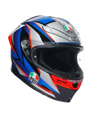 AGV PRILBA K6 S AGV E2206 MPLK SLASHCUT BLACK/BLUE/RED M Gratis Retour