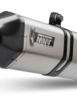 2 koncovky výfuku MIVV SPEED EDGE S.052.LRX Nerez / Karbonové víčko Flitsaanbieding