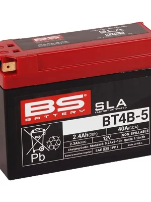 Snelle Levering Továrně aktivovaná motocyklová baterie BS-BATTERY BT4B-5 (FA) (YT4B-5 (FA)) SLA