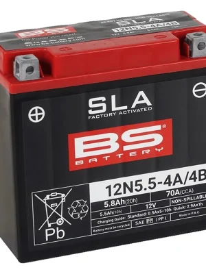 Aanbieding Továrně aktivovaná motocyklová baterie BS-BATTERY 12N5.5-4A (FA) SLA