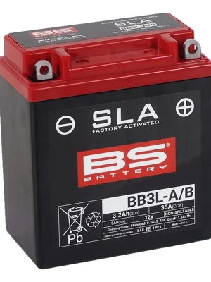 Továrně aktivovaná motocyklová baterie BS-BATTERY BB3L-B (FA) (YB3L-B (FA)) SLA Koop Online