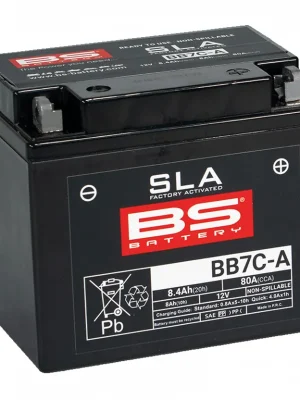 Merkproduct Továrně aktivovaná motocyklová baterie BS-BATTERY BB7C-A (FA) (YB7C-A (FA)) SLA