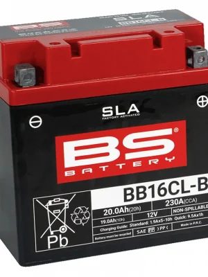 Továrně aktivovaná motocyklová baterie BS-BATTERY BB16CL-B (FA) (YB16CL-B (FA)) SLA Beste Prijs