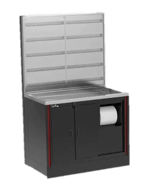 Superprijs Pracovní stůl pro servis odpružení - konfigurovatelné LV8 EQSB12-01 L 1200 mm černý