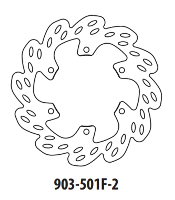 Brzdový kotouč GOLDFREN 903-501F-2 přední 245 mm Speciale Aanbieding