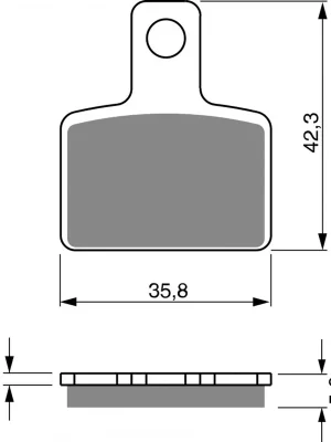 Actieprijs Brzdové destičky GOLDFREN 282 S33 OFF-ROAD REAR