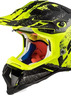 LS2 Helmets LS2 MX470 SUBVERTER CLAW MATT BLACK HI VIS S Premium