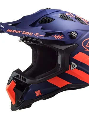 Beperkt Aanbod LS2 Helmets LS2 MX700 SUBVERTER CARGO MATT BLUE FLUO S