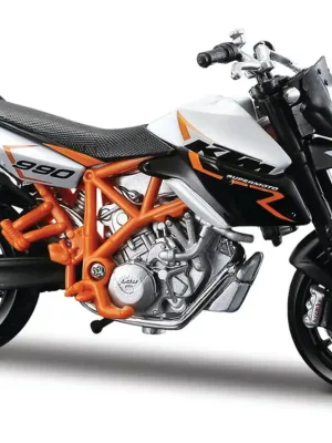 Premium Bburago KTM 990 Supermoto R WHITE/BLACK 1:18