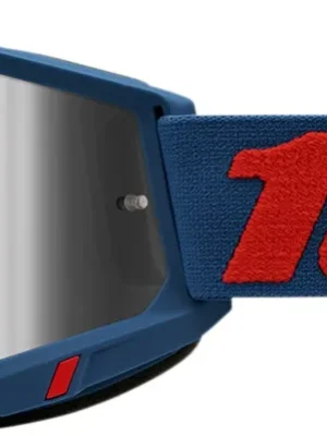 100% brýle Accuri 2 zrcadlové stříbrné plexi BLUE Gratis Retour