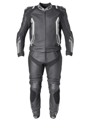 Beperkt Aanbod 2pcs leather suit GMS GR-1 ZG70000 černo-šedo-bílá 56H