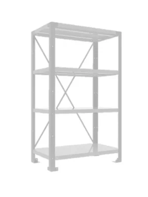 Beperkt Aanbod 4 Shelves module LV8 EQSC1607.B (H2000mm x 1600mm x 700mm) modrá