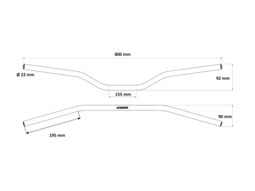 Direct Beschikbaar Řídítka ACCOSSATO aluminium, 22 mm zelená