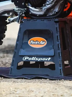 Foldable Lightweight Bikestand TwinAir 177824 černá Fabrieksprijs