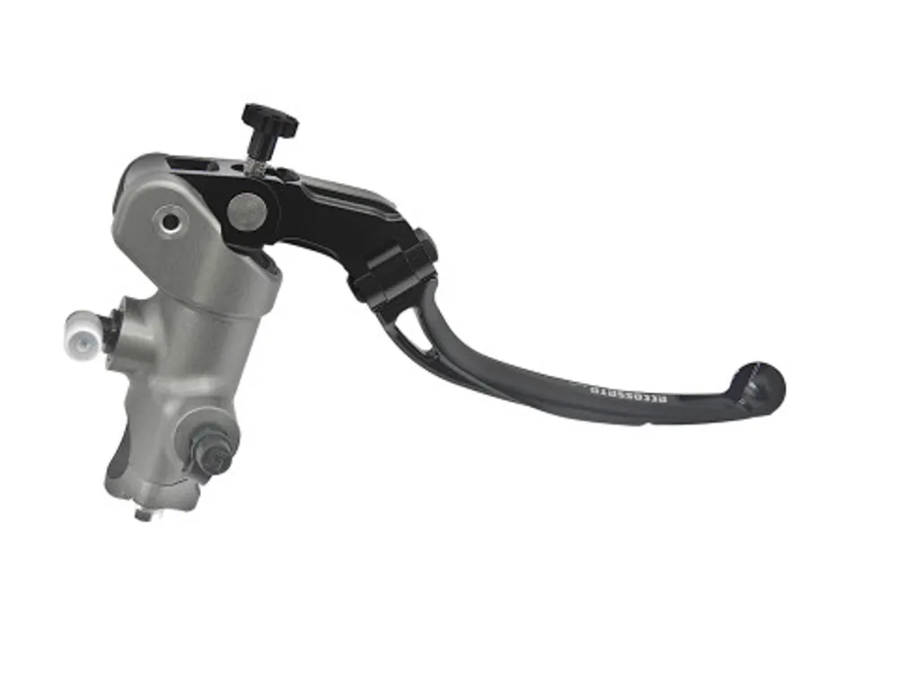 Accossato Radial Brake Master Cylinder ACCOSSATO 15x20 with black anodyzed body and folding blue lever (nut+lever) Koop Vandaag