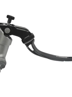Hoge Kwaliteit Accossato Radial Brake Master Cylinder ACCOSSATO PRS 17x17-18-19 with black anodyzed body and folding orange lever (nut+lever)