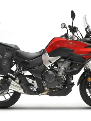Seizoensaanbieding Kompletní sada bočních adventure brašen SHAD TERRA TR40 a černého hliníkového 37L topcase, včetně montážní sady SHAD Voge 500DS / 500DSX