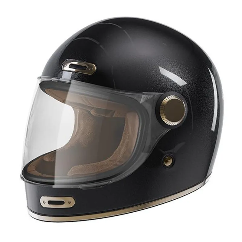 Beperkte Voorraad Integrální helma STORMER HISTORY SOLID black pearly XL