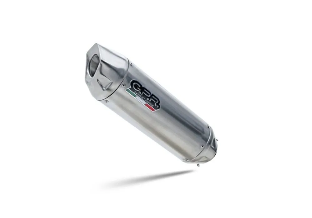 Finale Uitverkoop Koncovka výfuku Slip-on GPR FURORE-X INOX A.2.FXSC Matná černá zahrnuje spojovací svod a odnímatelný dB killer