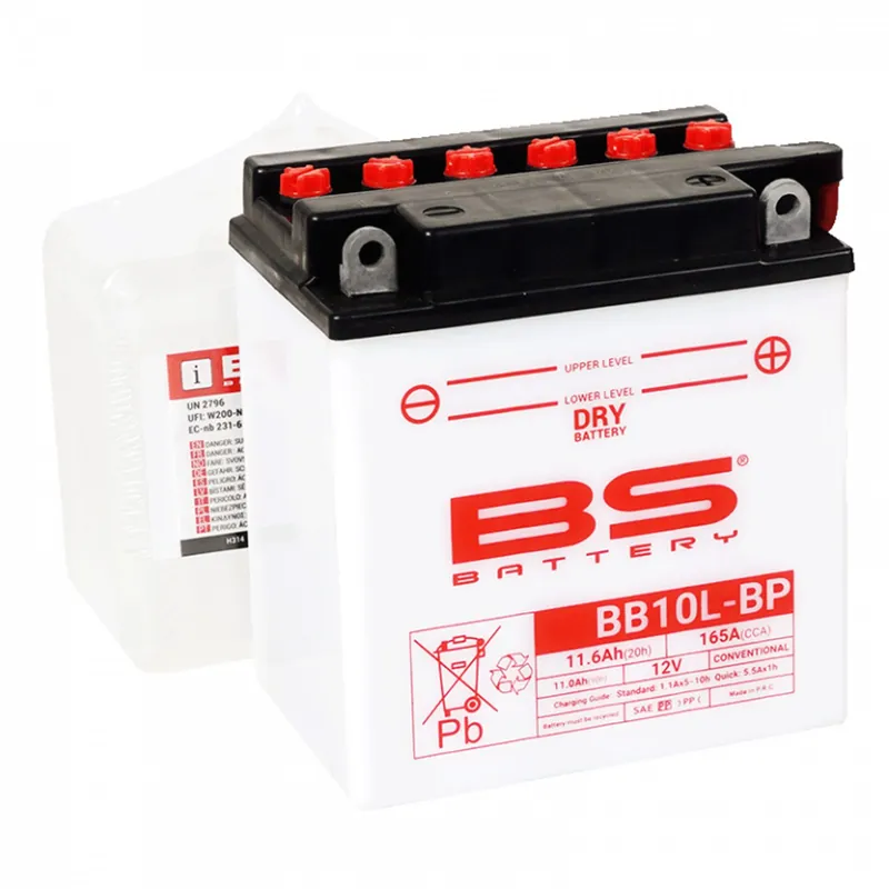 Shop Nu Konvenční motocyklová baterie BS-BATTERY BB10L-BP Včetně balení kyseliny