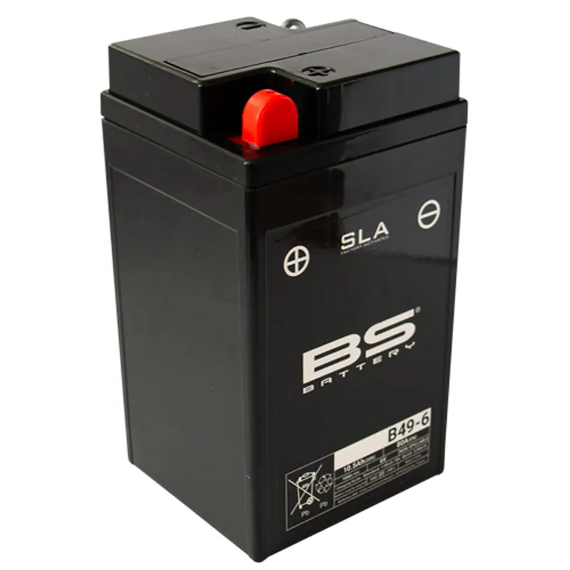 Továrně aktivovaná motocyklová baterie BS-BATTERY B49-6 (FA) SLA Alleen Vandaag