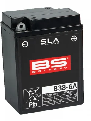 Továrně aktivovaná motocyklová baterie BS-BATTERY B38-6A (FA) SLA Uitverkoop