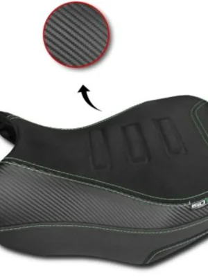Sedlo řidiče černý mat +2cm TRK 702/X Premium