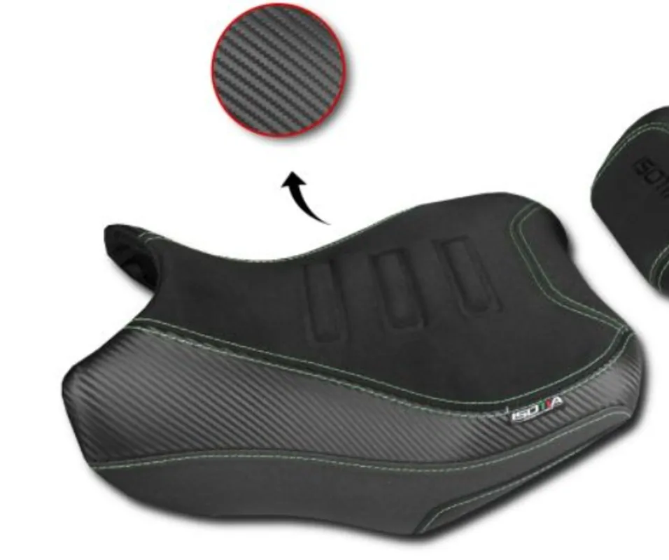 Sedlo řidiče černý mat +2cm TRK 702/X Premium