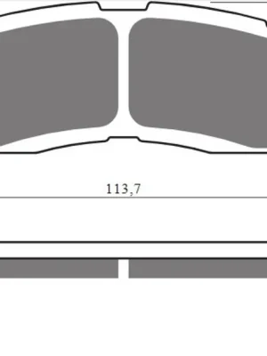 Hoge Kwaliteit Brzdové destičky GOLDFREN 432 S33 STREET FRONT