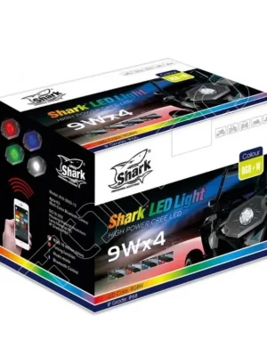 Hete Deal Přídavná 9W LED světla RGB s měnitelnou barvou