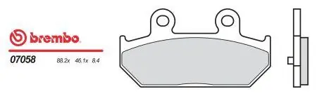 BREMBO brzdové destičky moto 07058 Must-Have
