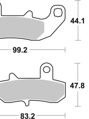 Nu Kopen SBS Brzdové destičky 635HF