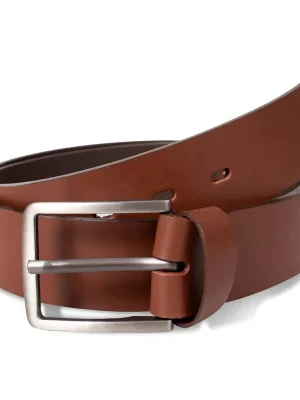 Must-Have TXR Kožený opasek West hnědý 80 cm