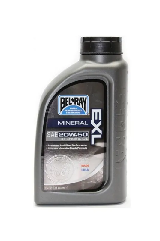 Beperkt Aanbod BEL-RAY Motorový olej EXL MINERAL 4T 20W50 1L