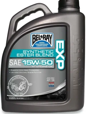 BEL-RAY Motorový olej EXP SYNTHETIC ESTER BLEND 4T 15W50 4L Alleen Vandaag
