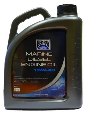 BEL-RAY Motorový olej MARINE DIESEL 15W40 4L Merkproduct